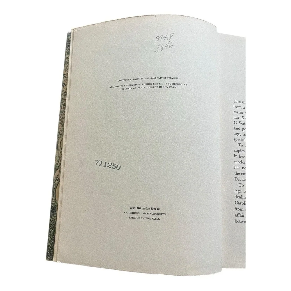 1940 Pistols At Then Paces Code Of Honor In America William Oliver Stevens ExLib